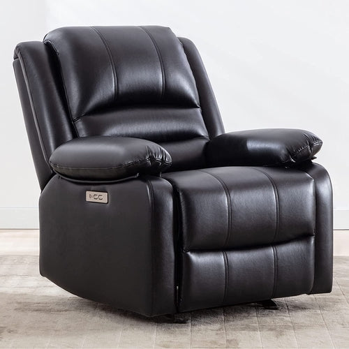 Faux Leather Electric Glider Reclining Chair