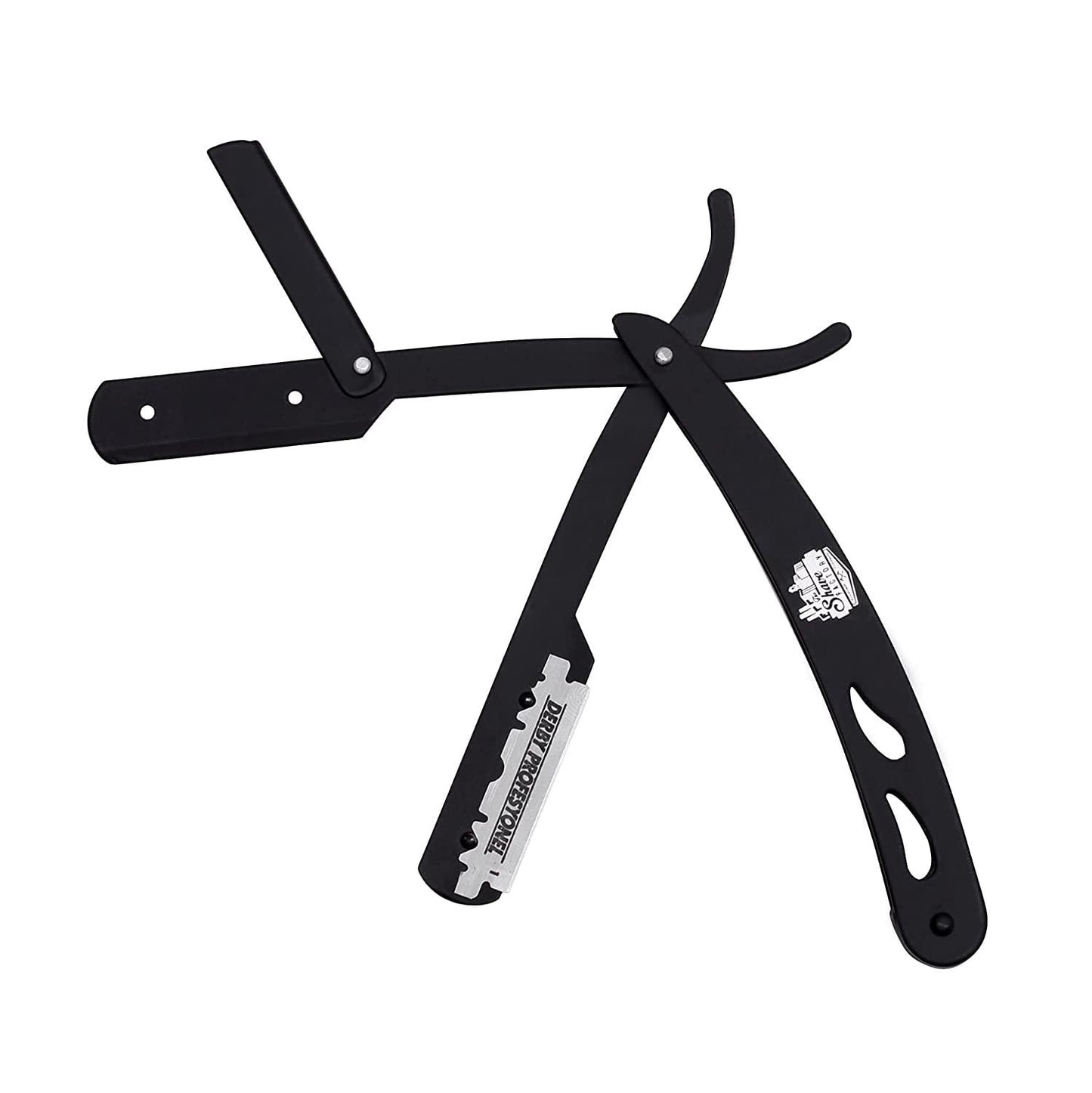 The Shave Factory Straight Edge Razor Kit (Black/Barber No7 Cologne