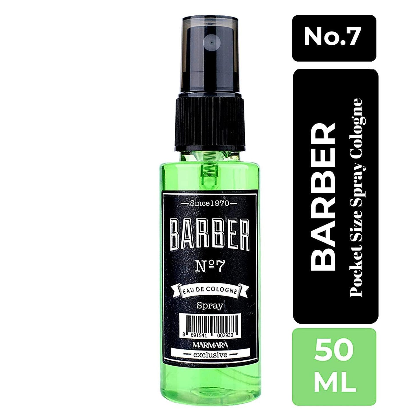 The Shave Factory Straight Edge Razor Kit (Black/Barber No7 Cologne