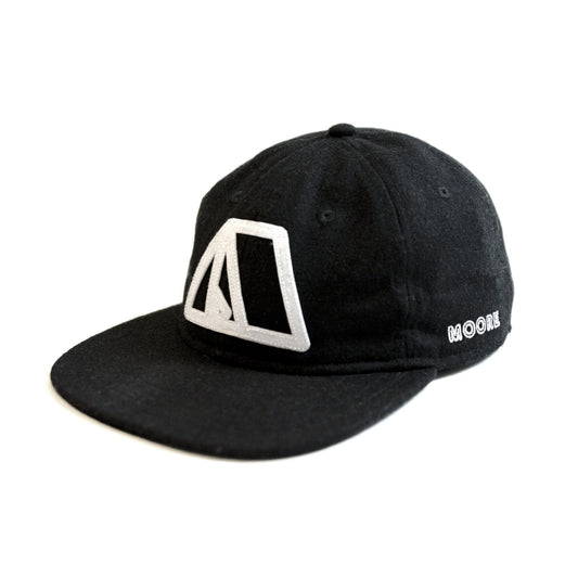 Tent Hat-Black Flannel